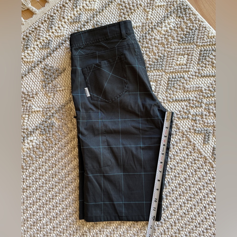 Club Ride Apparel Women's Black Plaid Athletic Shorts - Picture 5 of 10